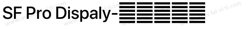 SF Pro Dispaly字体转换